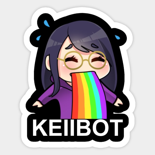 KeiiPuke (W font) Sticker by keiibot